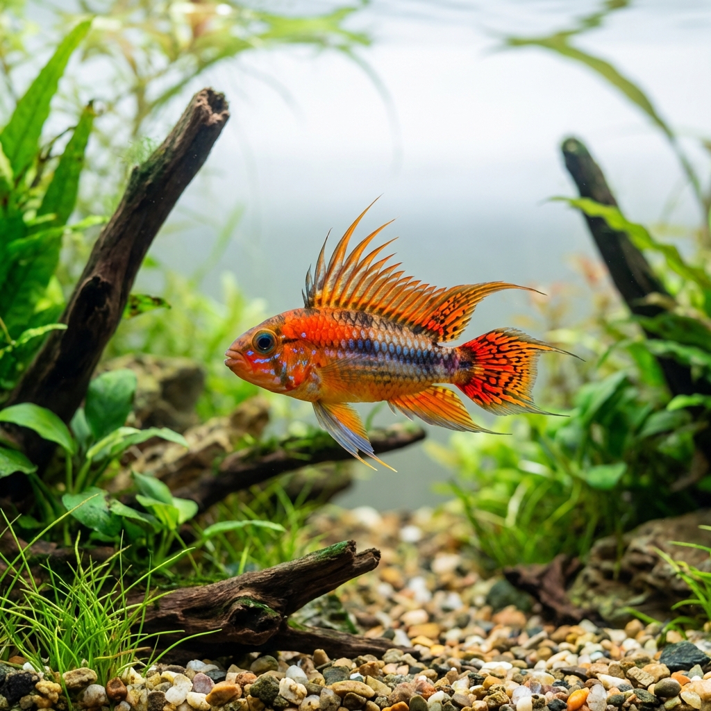 Apistogramma Cacatuoides (Cockatoo Dwarf Cichlid)