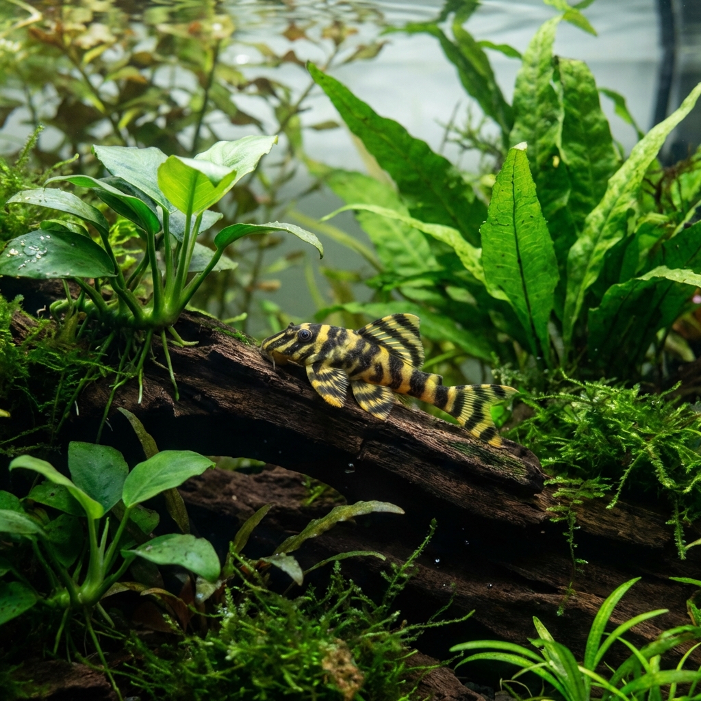 Clown Pleco (Panaqolus maccus)