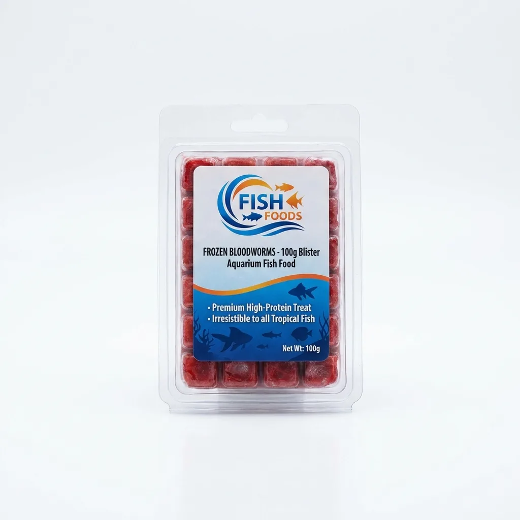 Frozen Bloodworms (100g blister)
